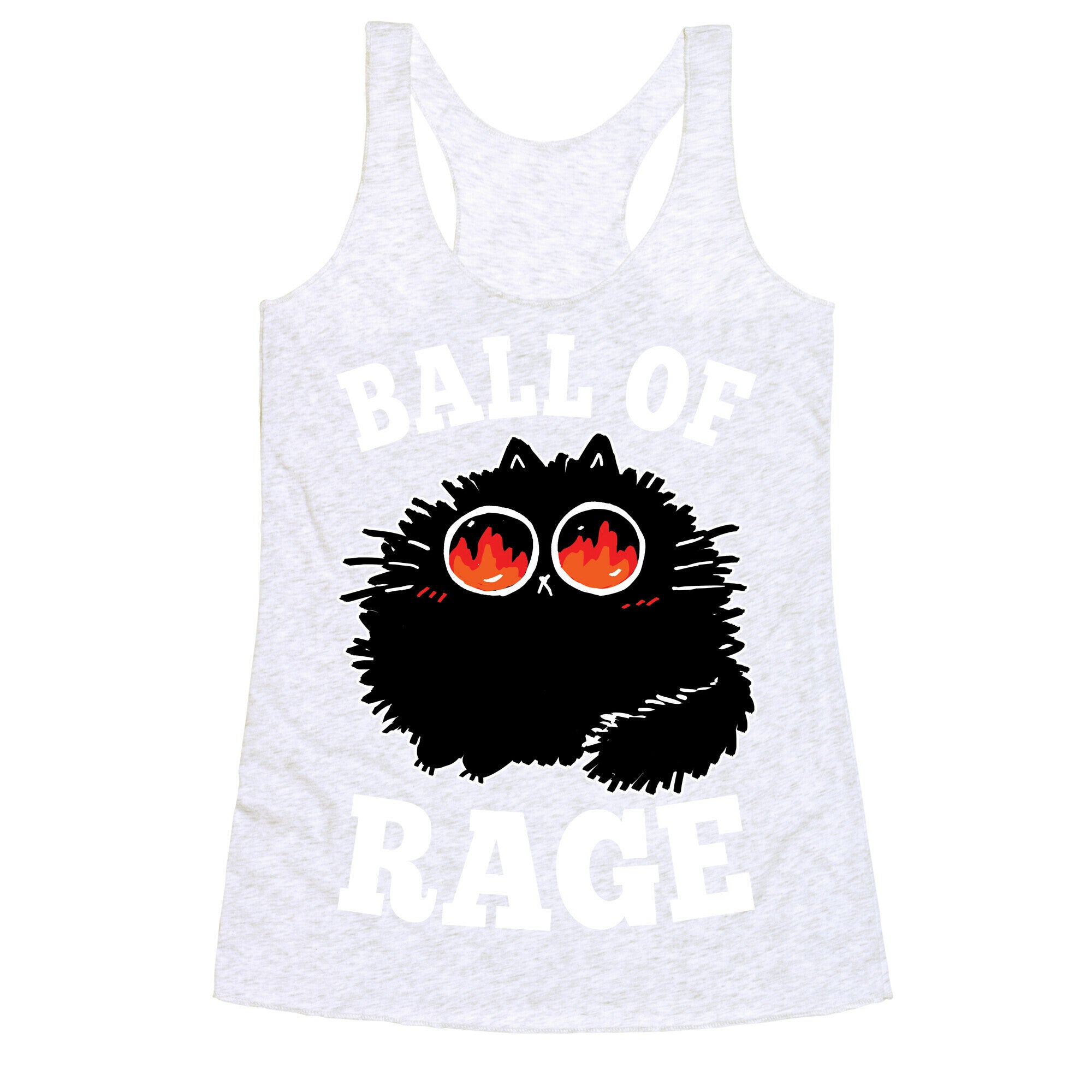 Ball Of Rage Racerback Tank